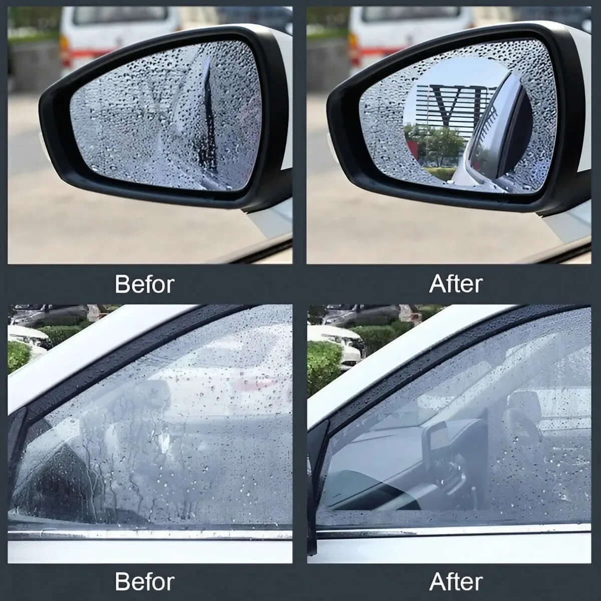 Anti-Fog Car Mirror Sticker Accessories