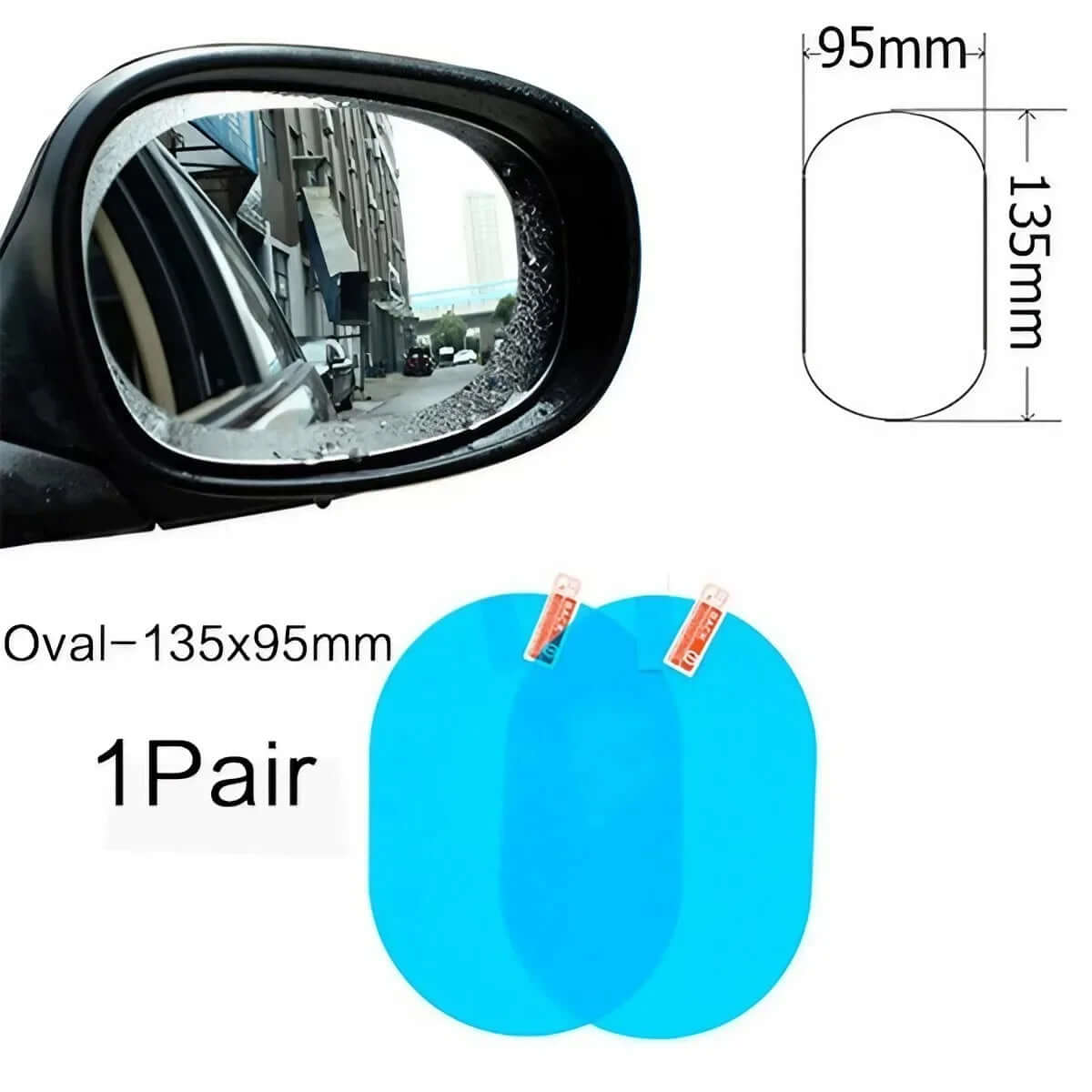 Anti-Fog Car Mirror Sticker Accessories