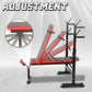 Weight Bench Set with Squat Rack 600lbs 6-in-1