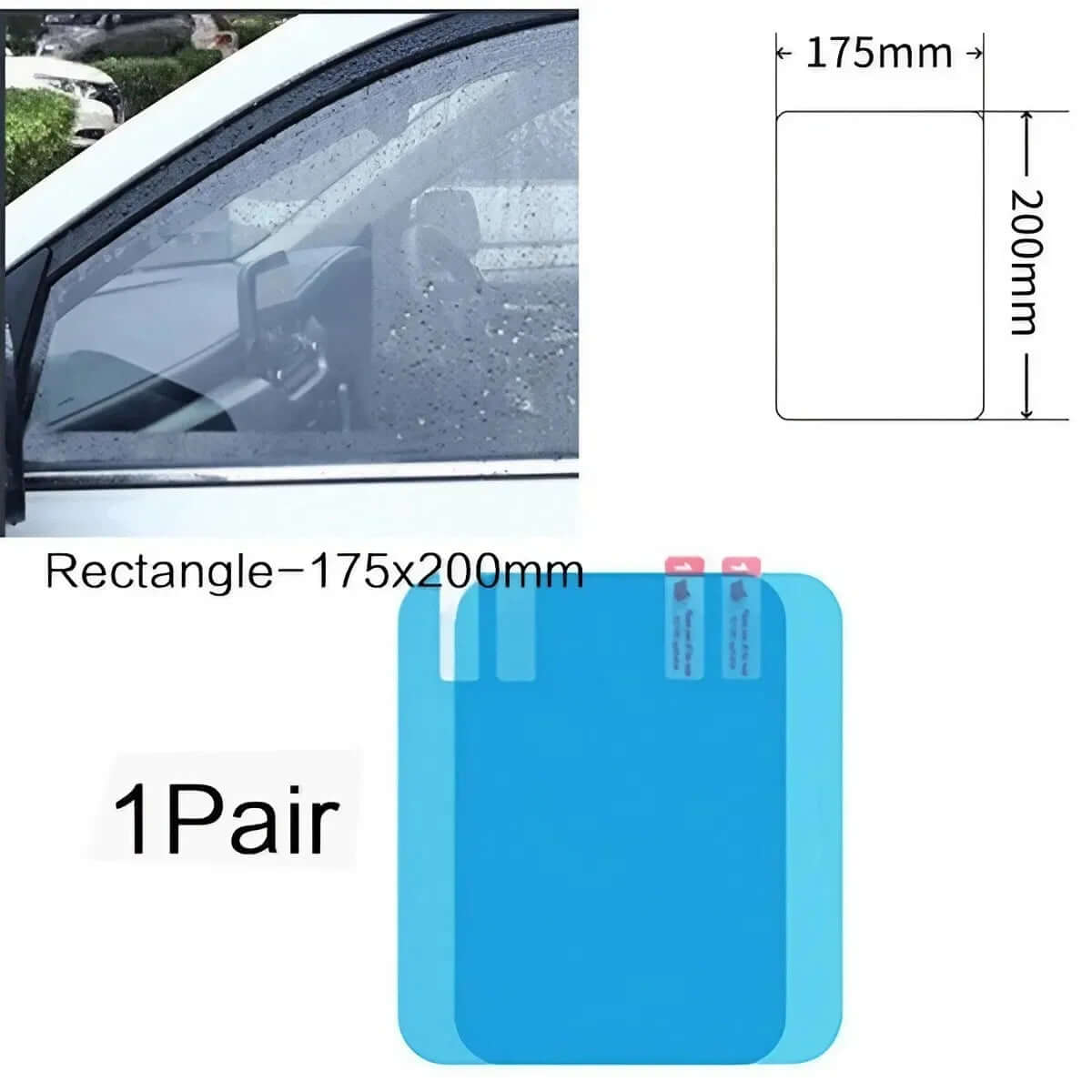 Anti-Fog Car Mirror Sticker Accessories