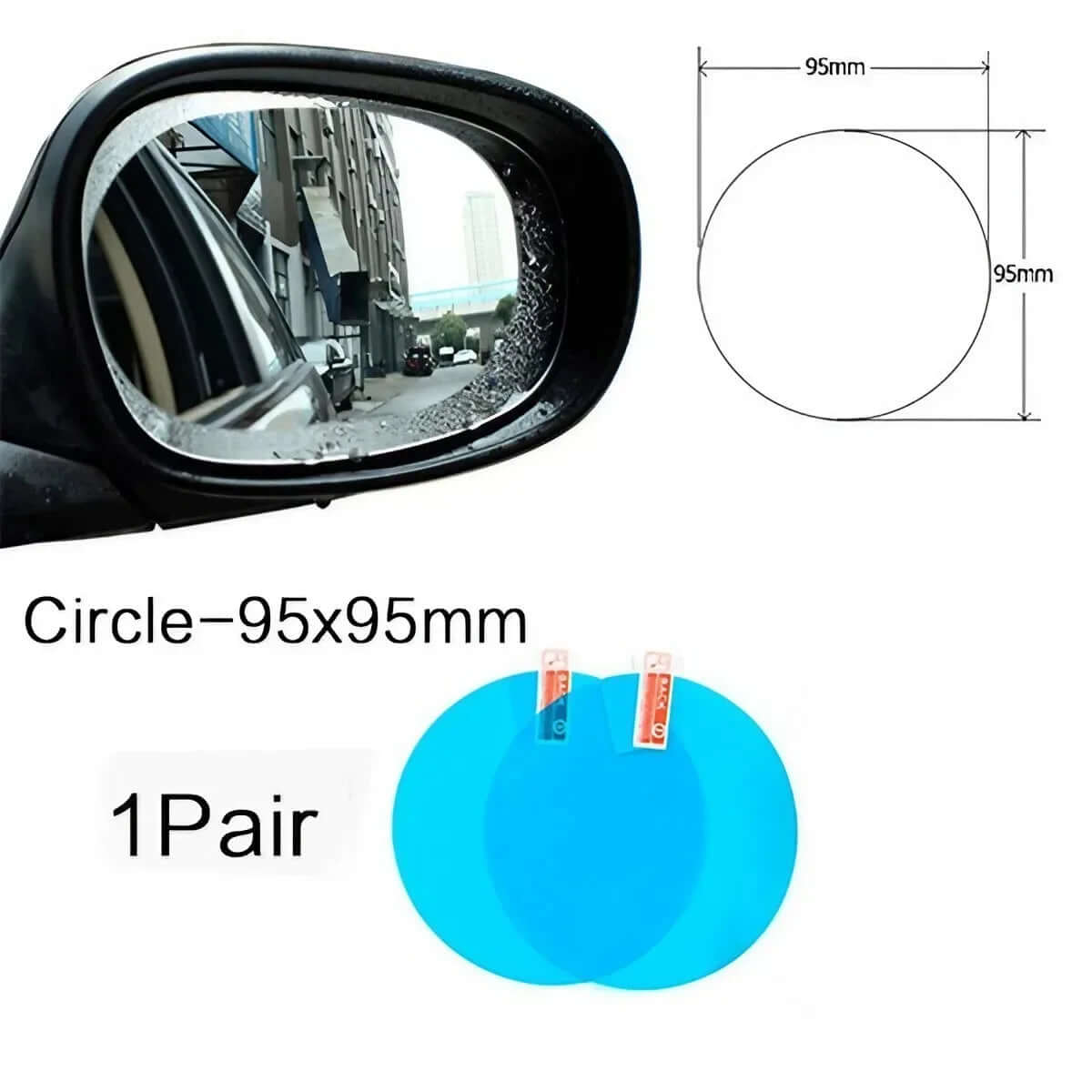 Anti-Fog Car Mirror Sticker Accessories