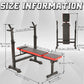 Weight Bench Set with Squat Rack 600lbs 6-in-1