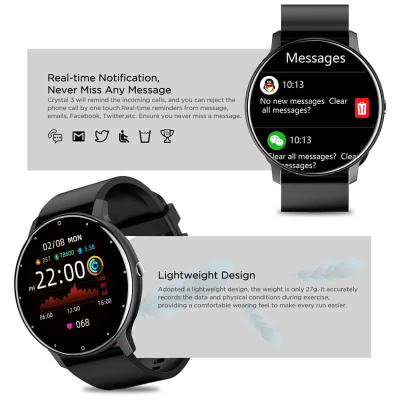 Full Touch Screen Sport & Fitness Tracker