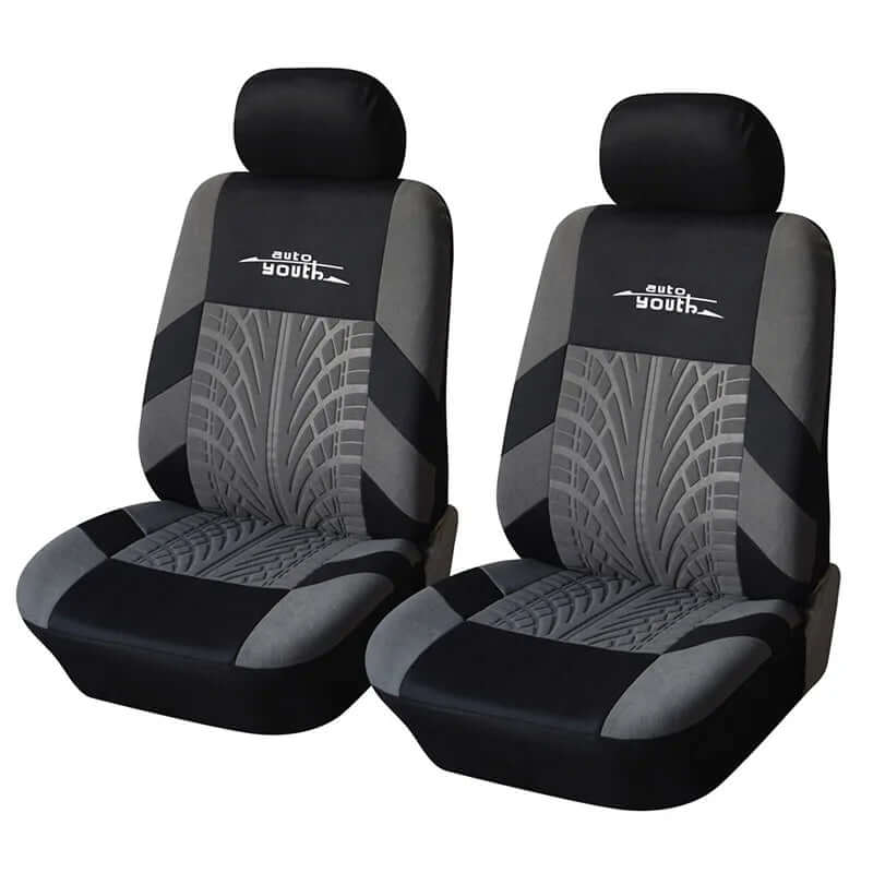 AUTOYOUTH Embroidery Car Seat Covers Set - Universal Fit