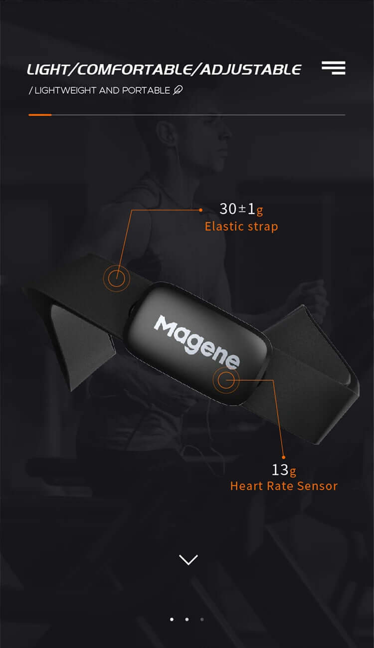 Magene Mover H64 Heart Rate Sensor with Chest Strap