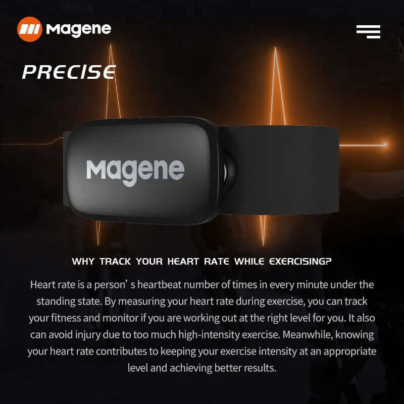 Magene Mover H64 Heart Rate Sensor with Chest Strap