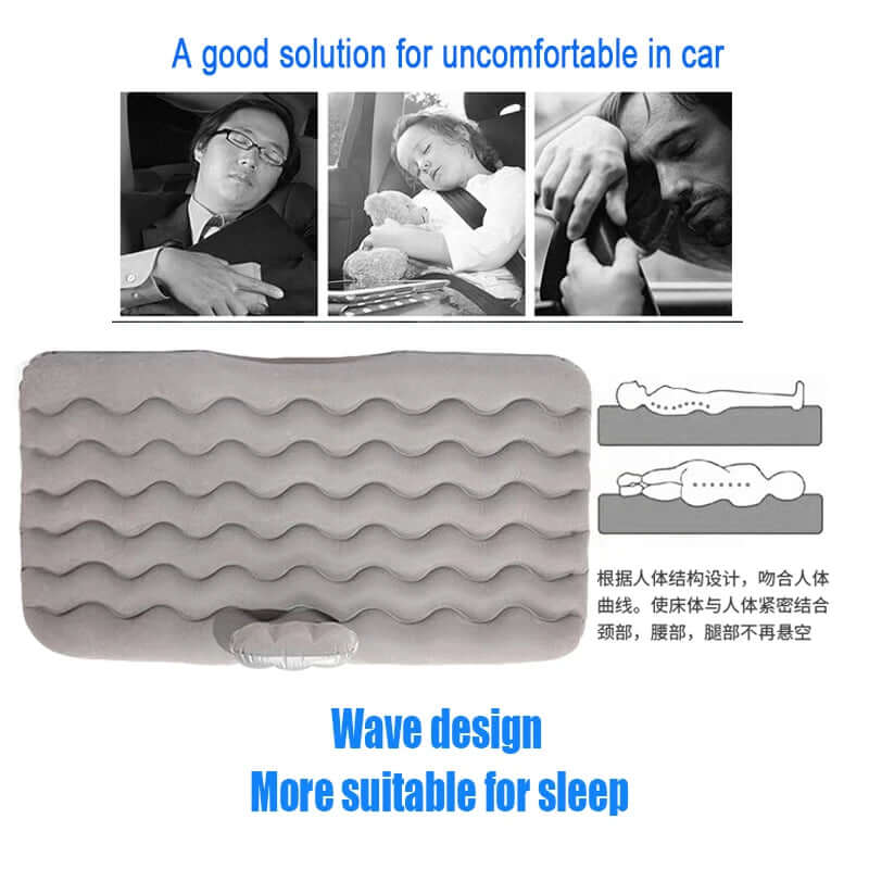 Car Air Inflatable Travel Mattress Bed