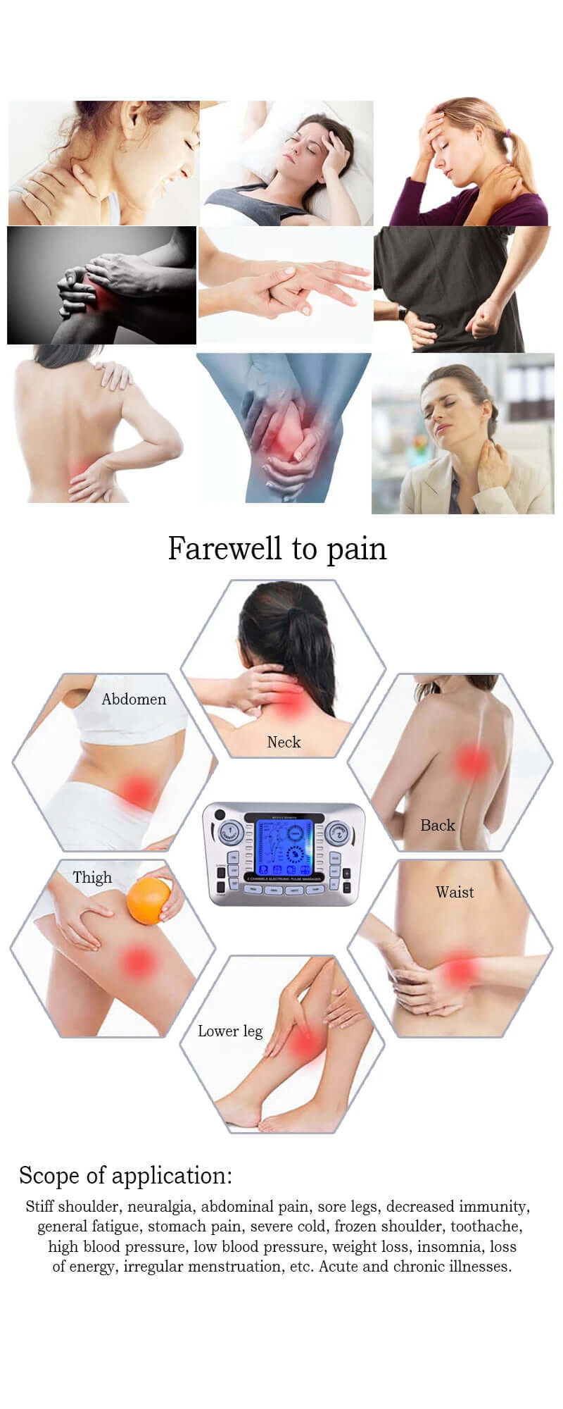 TENS Massager & EMS Muscle Stimulator