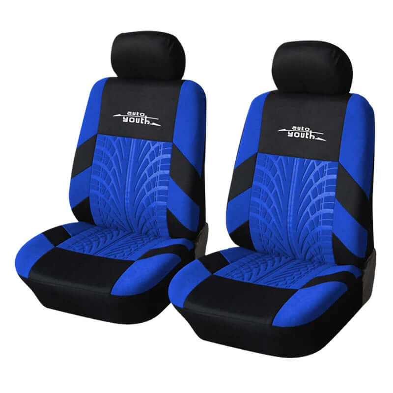 AUTOYOUTH Embroidery Car Seat Covers Set - Universal Fit