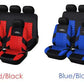 AUTOYOUTH Embroidery Car Seat Covers Set - Universal Fit