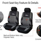 AUTOYOUTH Embroidery Car Seat Covers Set - Universal Fit