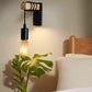 Retro Wood LED Wall Lamp - Industrial Loft Style Lighting Fixture