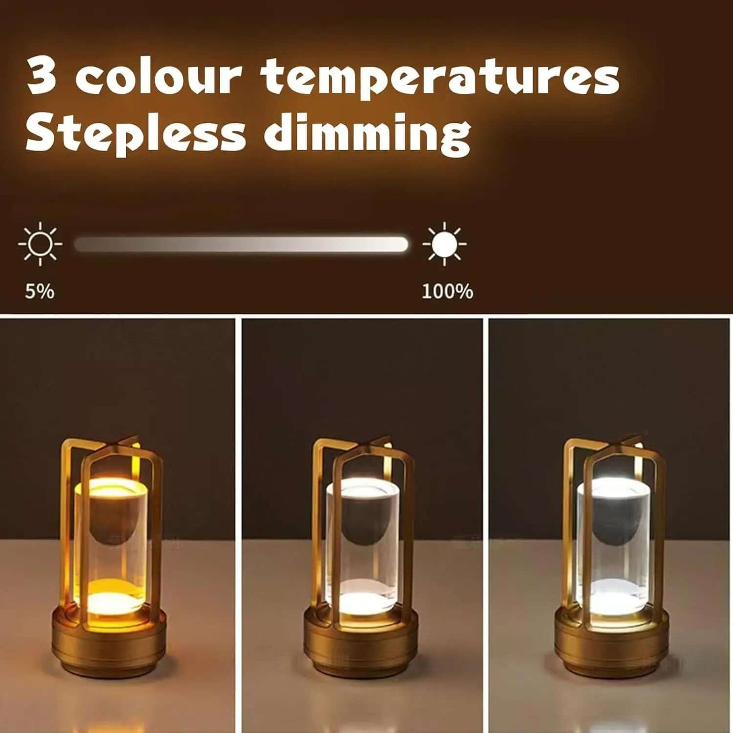 Wireless Table Lamp - LED Touch Sensor Night Light