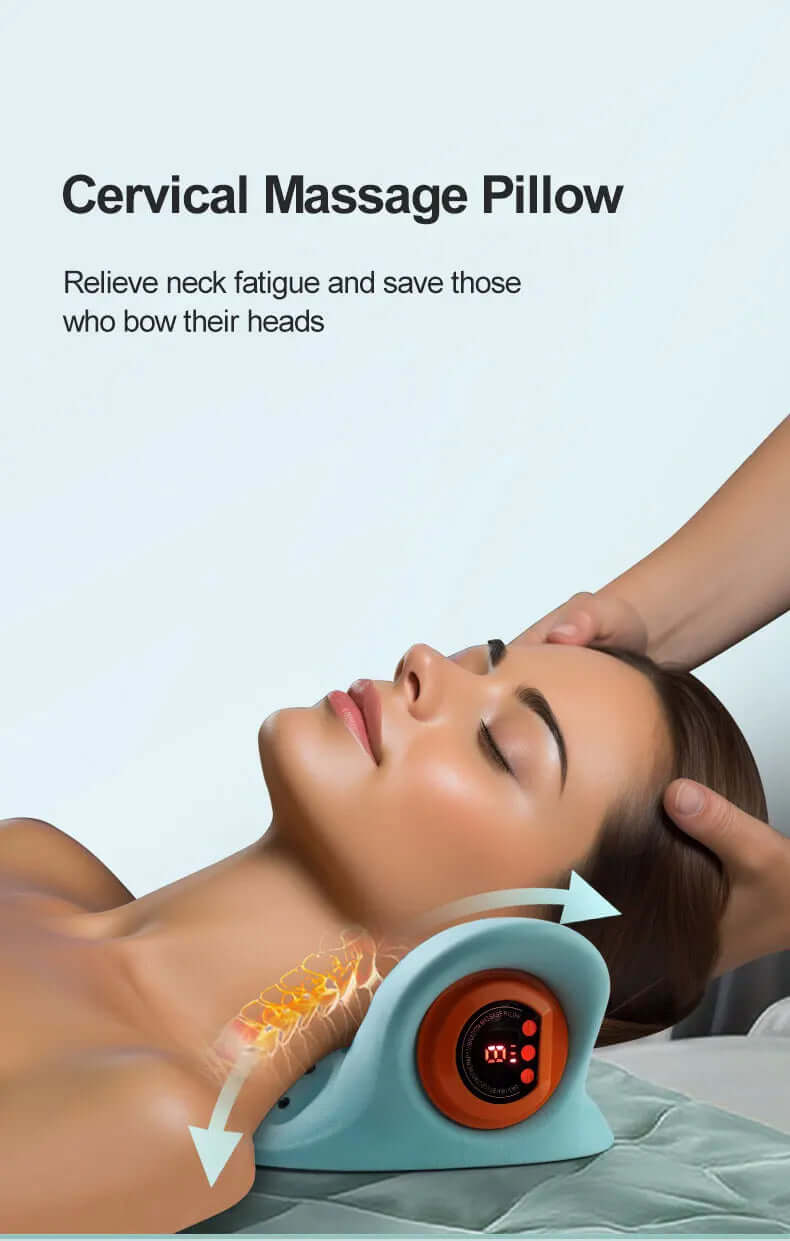 Portable Neck & Head Acupoint Massage Pillow