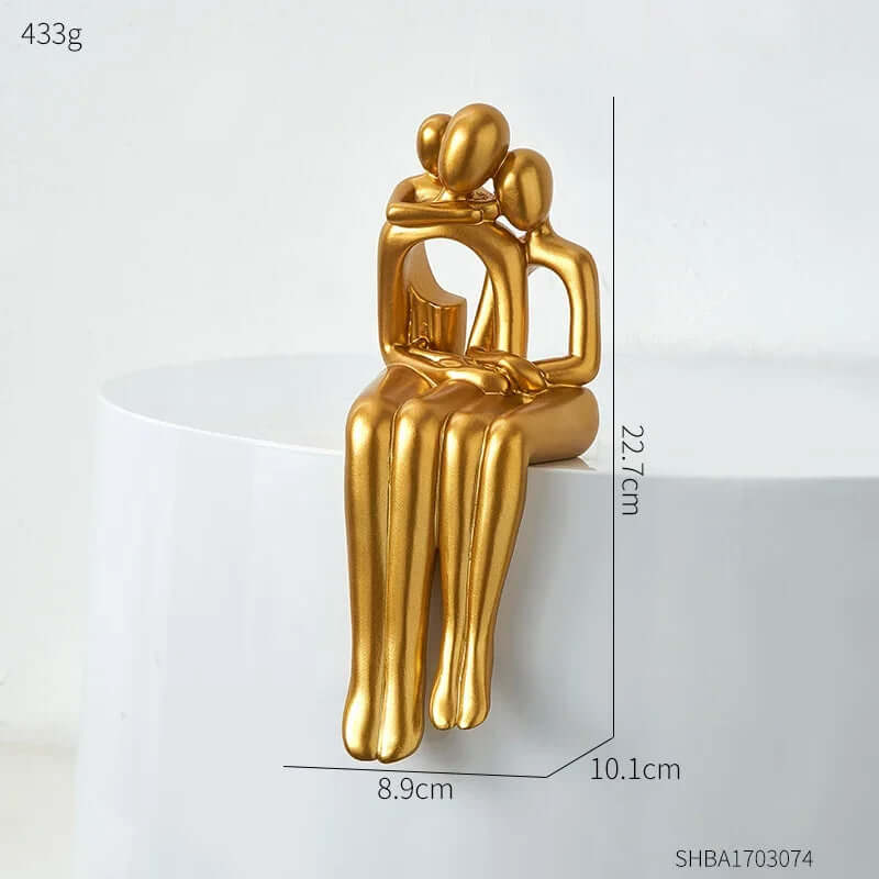 Minimalism Family Statue Modern Style Home Decor