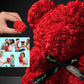 Eternal Rose Teddy Bear – A Unique Artificial Flower Giftniatures