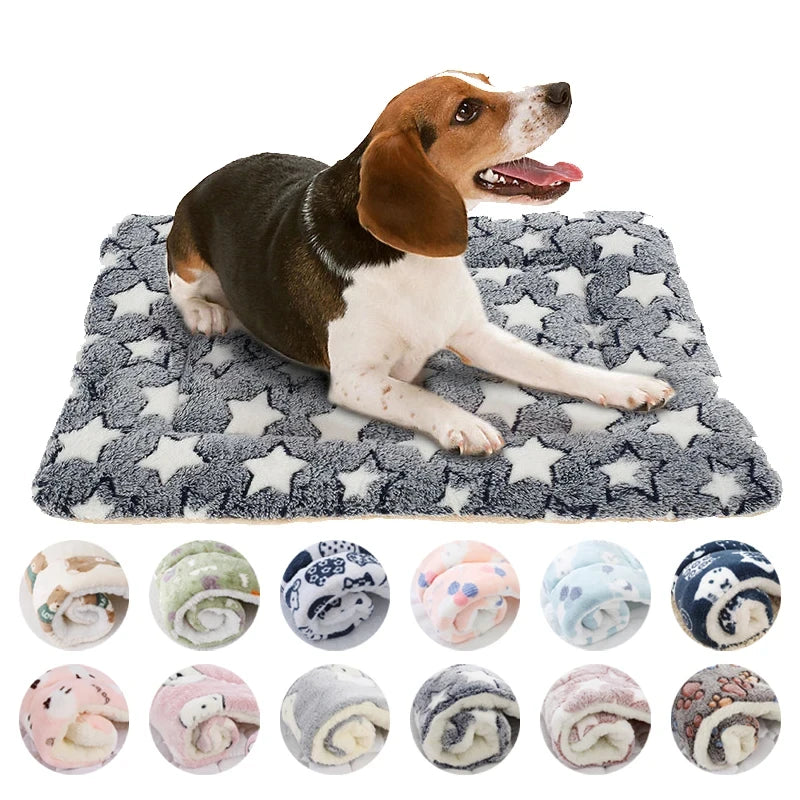 Flannel Pet Sleeping Mat & Cushion