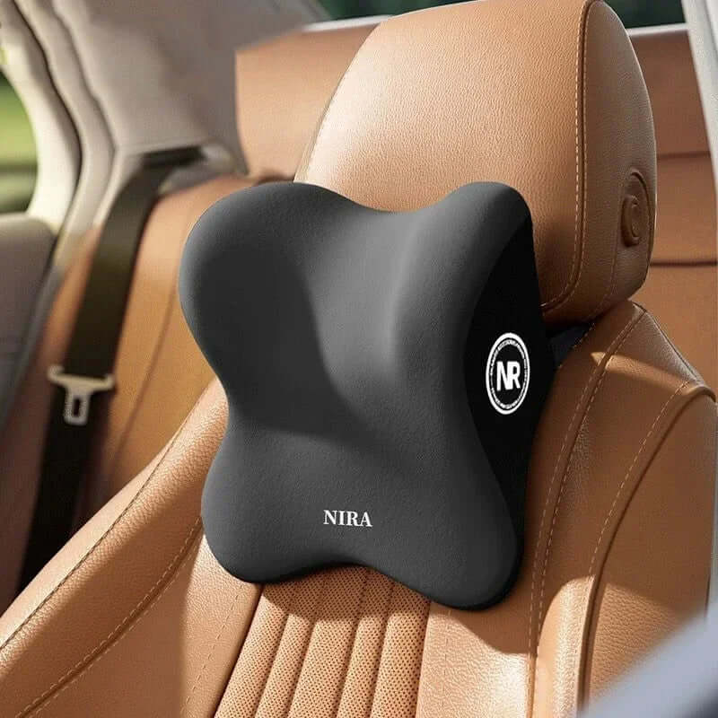 Car Memory Foam Headrest and Lumbar Support Set