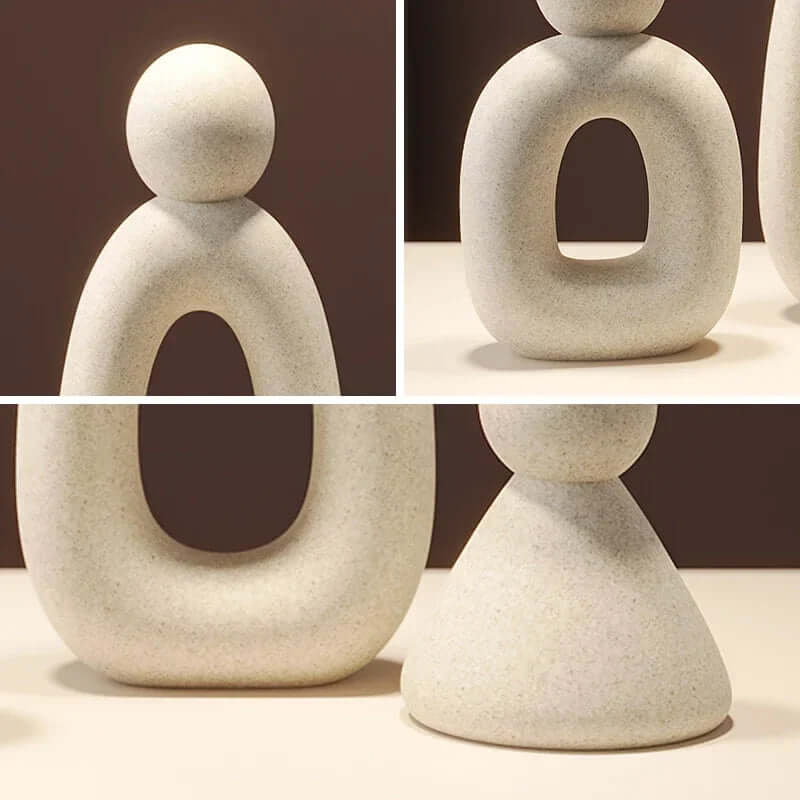 Minimalism Family Statue Modern Style Home Decor