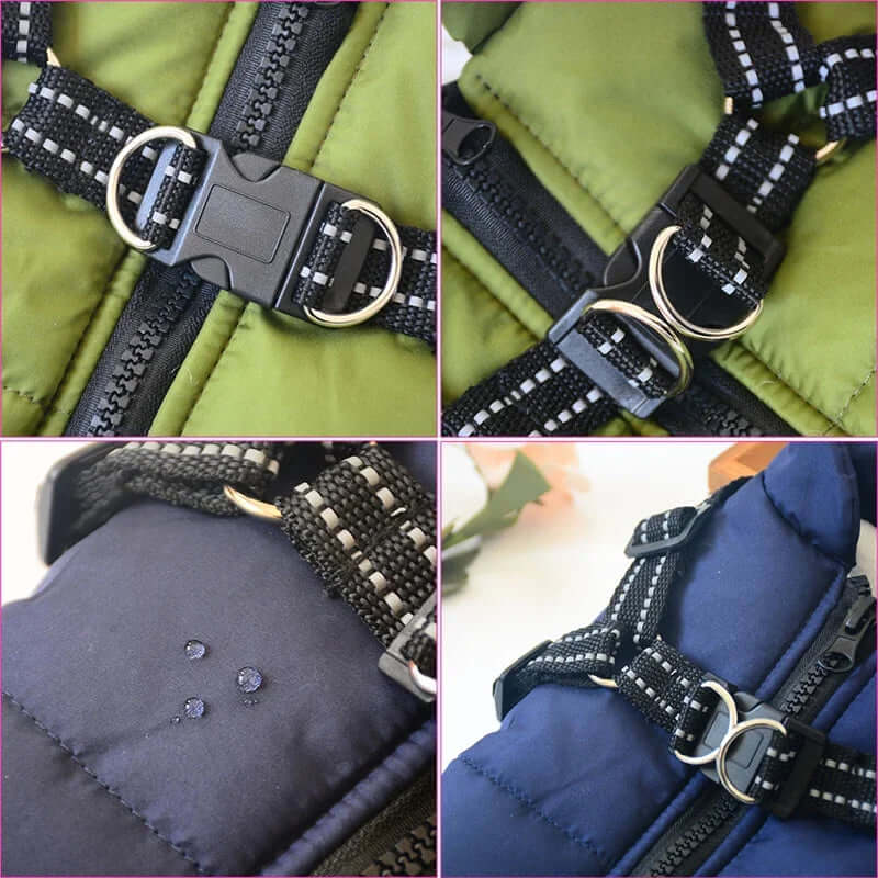 Large Pet Dog Jacket with Harness s