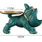 Home Decor Bulldog Figurine - Dog Statue Storage Box & Animal Ornament