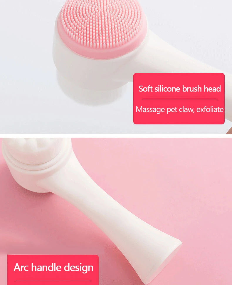 Silicone Pet Paw Cleaner & Massage Brush