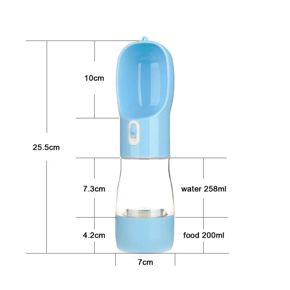 : Portable Dog Water Bottle & Food Containerr