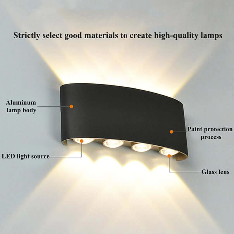 LED Wall Sconces - Modern Up & Down Wall Mount Lights