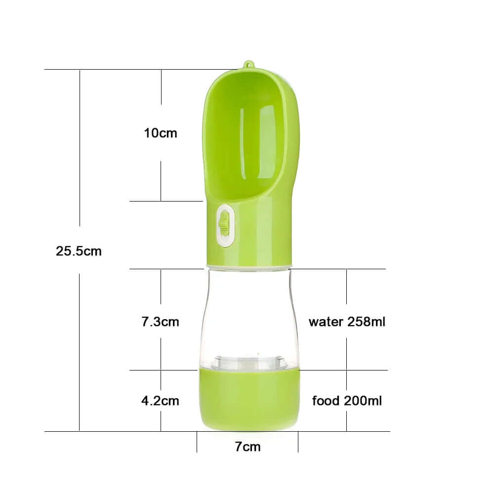 : Portable Dog Water Bottle & Food Containerr