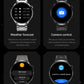 LAXASFIT 1.52” Bluetooth Talk Smartwatch