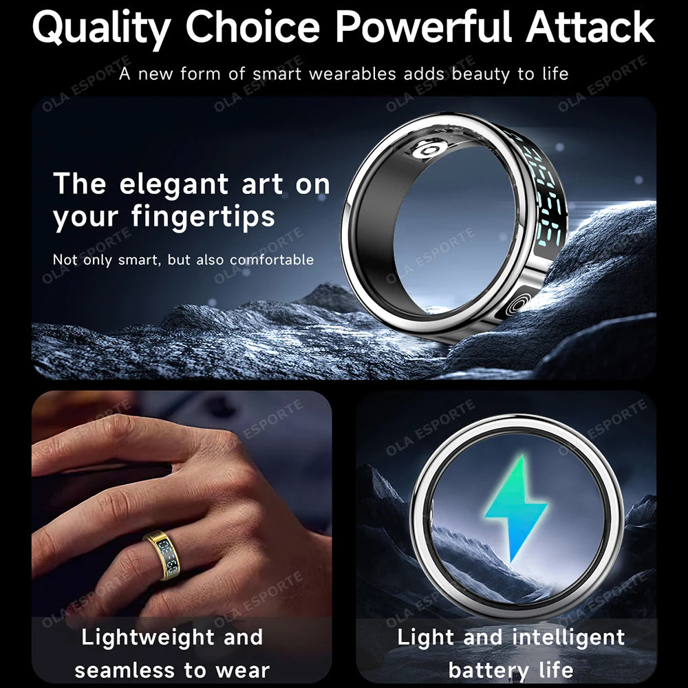 New 5ATM Waterproof Smart Ring