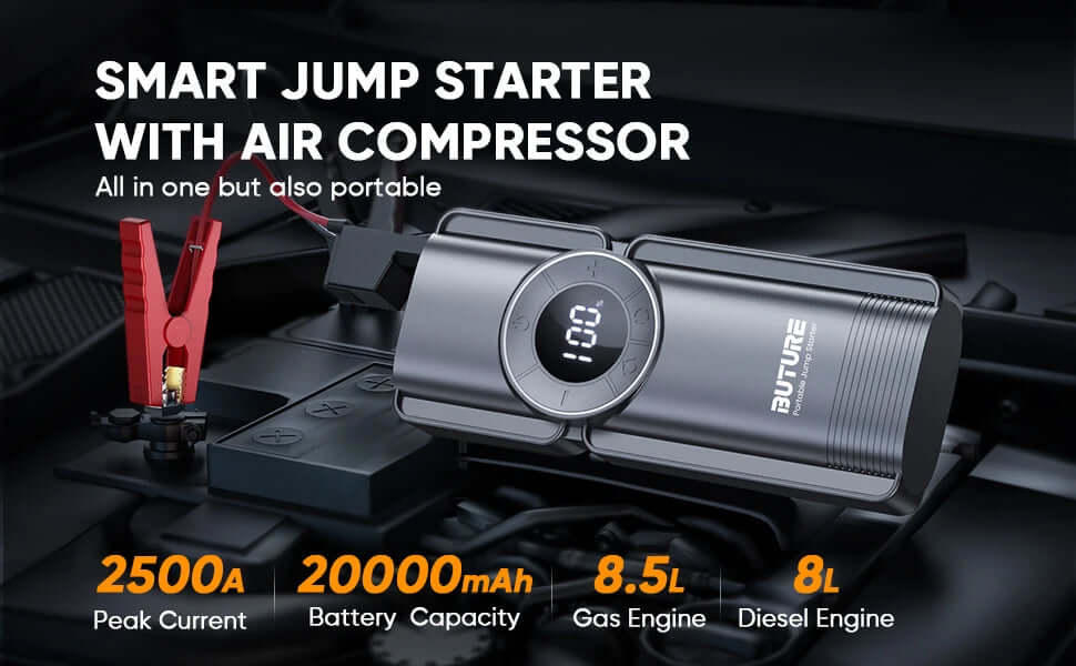 Buture 4-In-1 Jump Starter & Tire Inflator