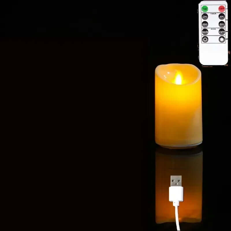 USB Rechargeable LED Candles with Remote Control