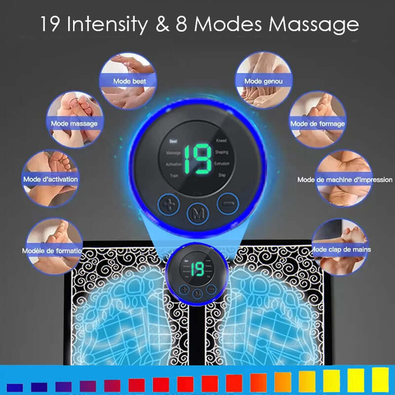 : Electric Foot Massager Pad - Muscle Relaxation & Fitness Trainermily Relax