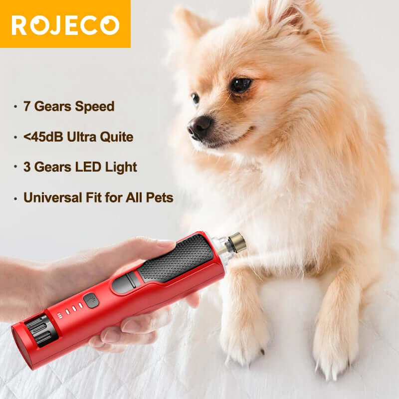 Rechargeable Dog & Cat Claw Grooming Tool