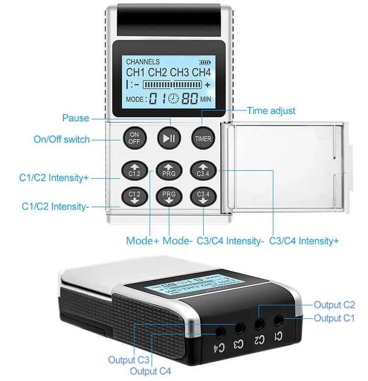 TENS & EMS Multi-Output Meridian Therapy Instrument