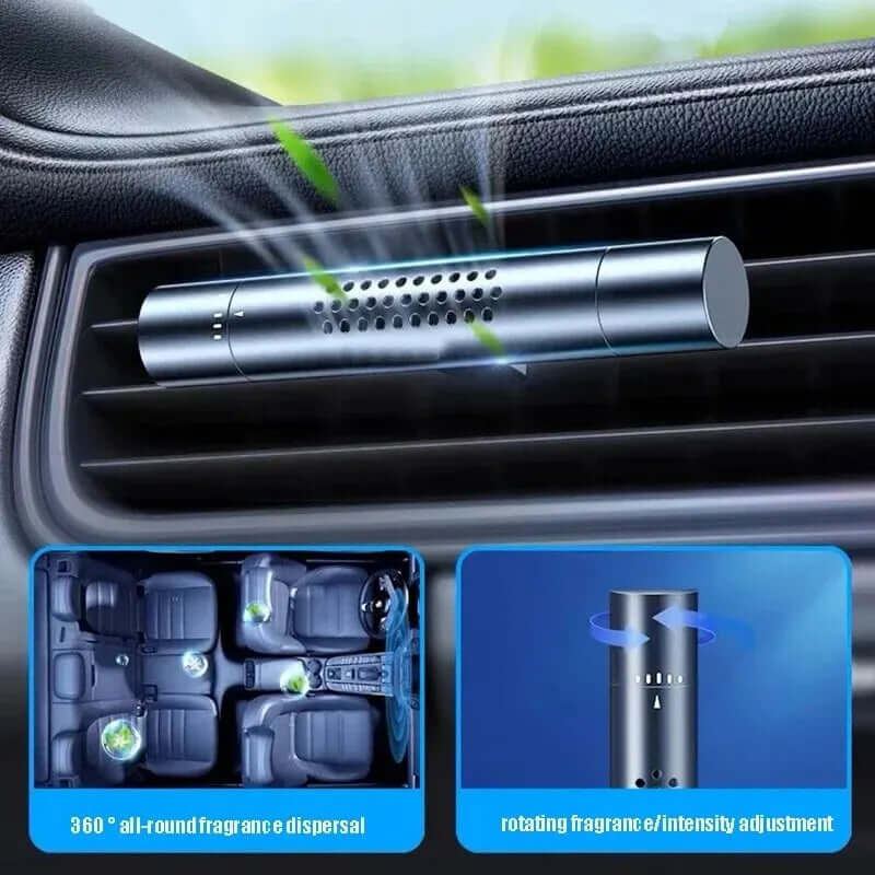 Metal Car Perfume Aromatherapy Stick - Air Conditioner Clip Air Freshener