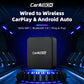 CarAIBOX 2-in-1 Wireless CarPlay Dongle