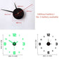 3D Luminous Frameless Acrylic DIY Wall Clock