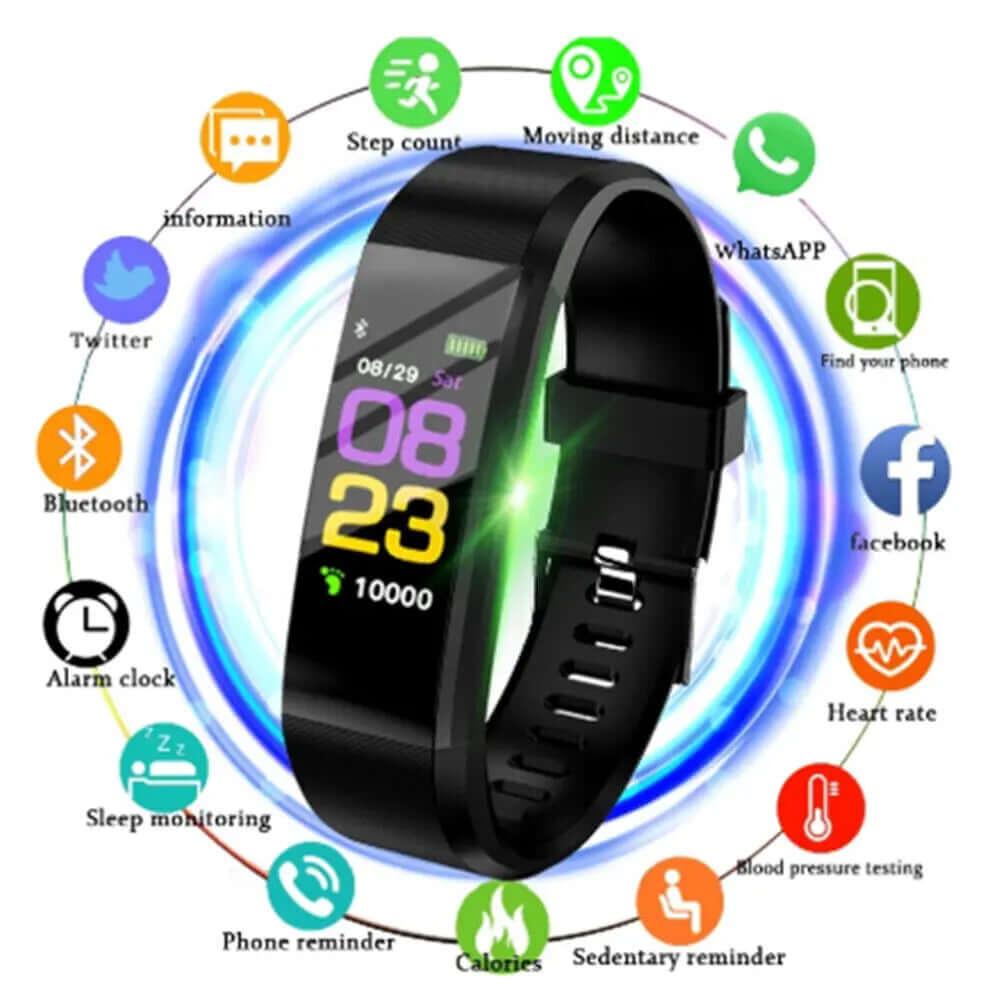 Bracelet Heart Rate Blood Pressure Smart Band -