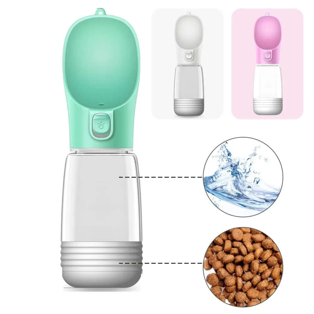 : Portable Dog Water Bottle & Food Containerr