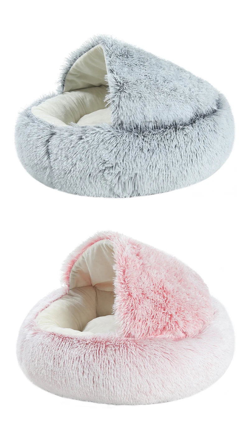 Warm Plush Cat & Dog Sleeping Nest