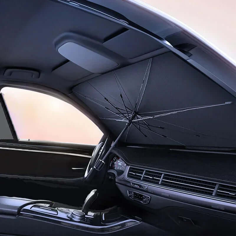 : Car Sunshade Umbrella - Windshield Sun Protector