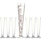 Clear Trumpet Vases Room Decor 24" Height