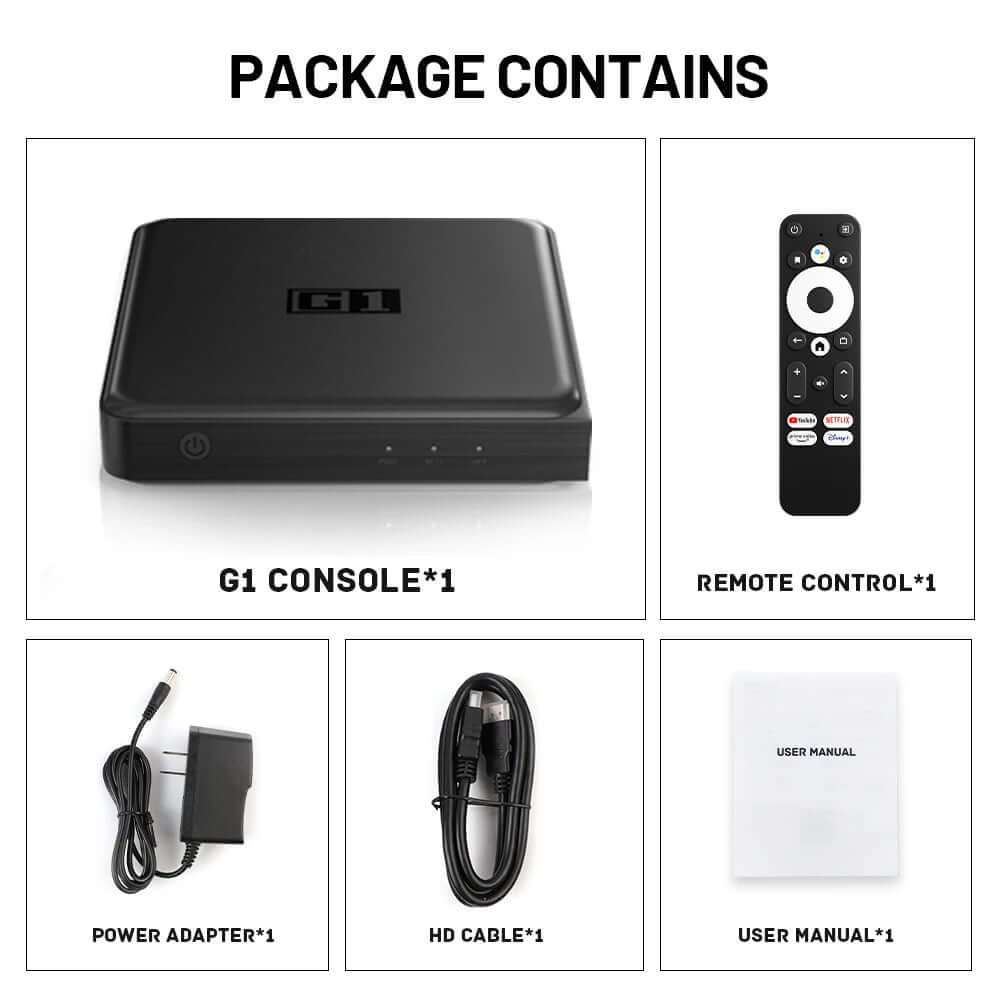 KINHANK G1 Android TV Box - 4K Ultra HD Streaming Media Device