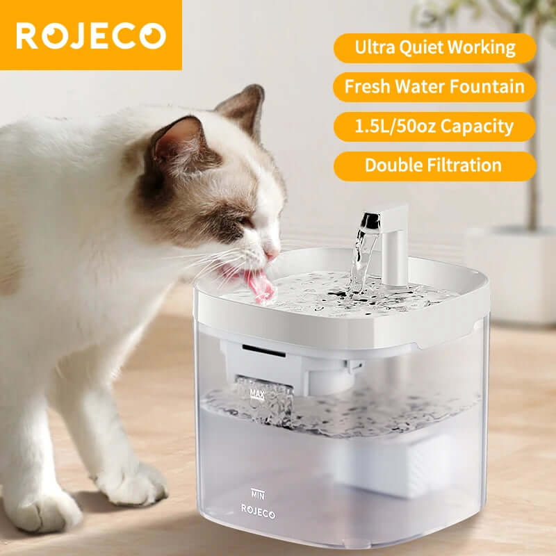 Smart Cat Water Fountain – Automatic Pet Drinking Dispenser