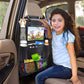 Car Backseat Organizer with Touch Screen Tablet Holder