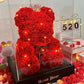 Eternal Rose Teddy Bear – A Unique Artificial Flower Giftniatures