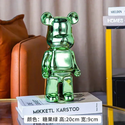 Aesthetic Ceramic Bear Figurine