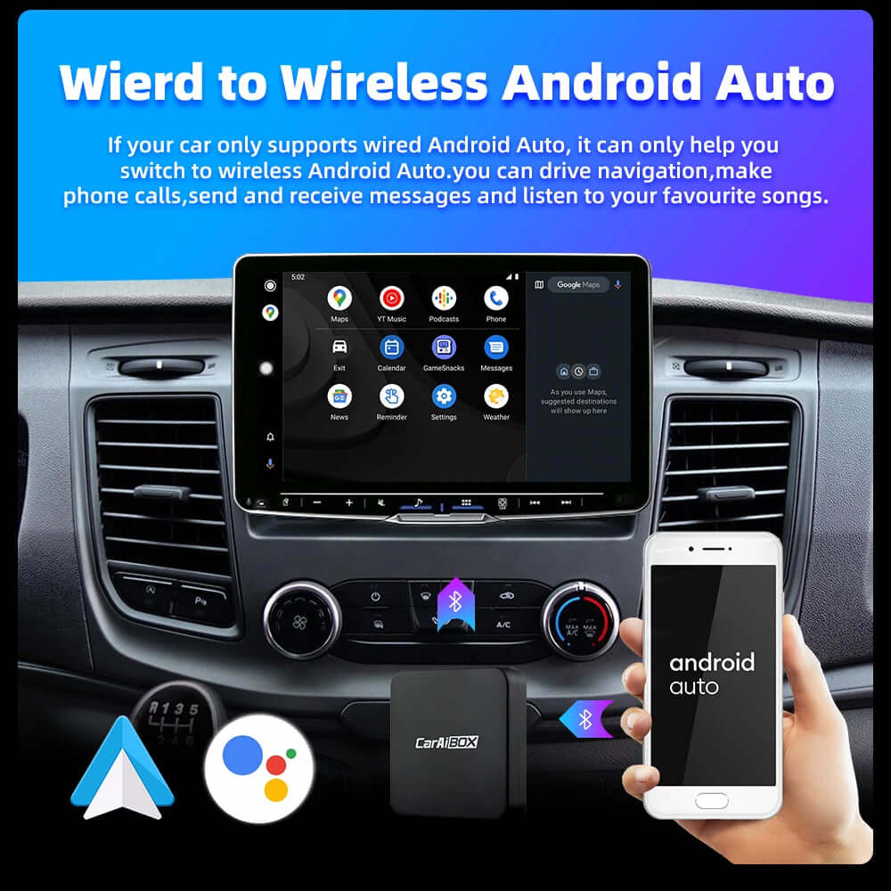 CarAIBOX 2-in-1 Wireless CarPlay Dongle